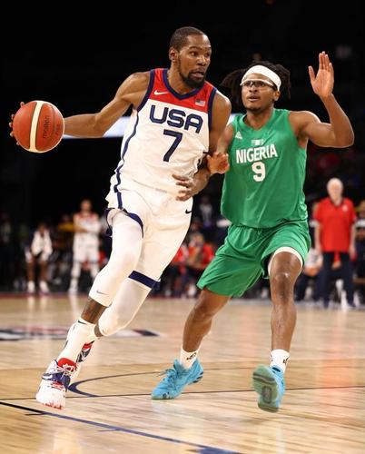 美国男篮vs尼日利亚的相关图片